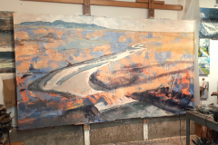 Large studio work in Progress, 2025