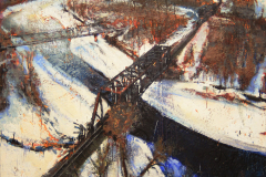 Large studio work in progress, 2025